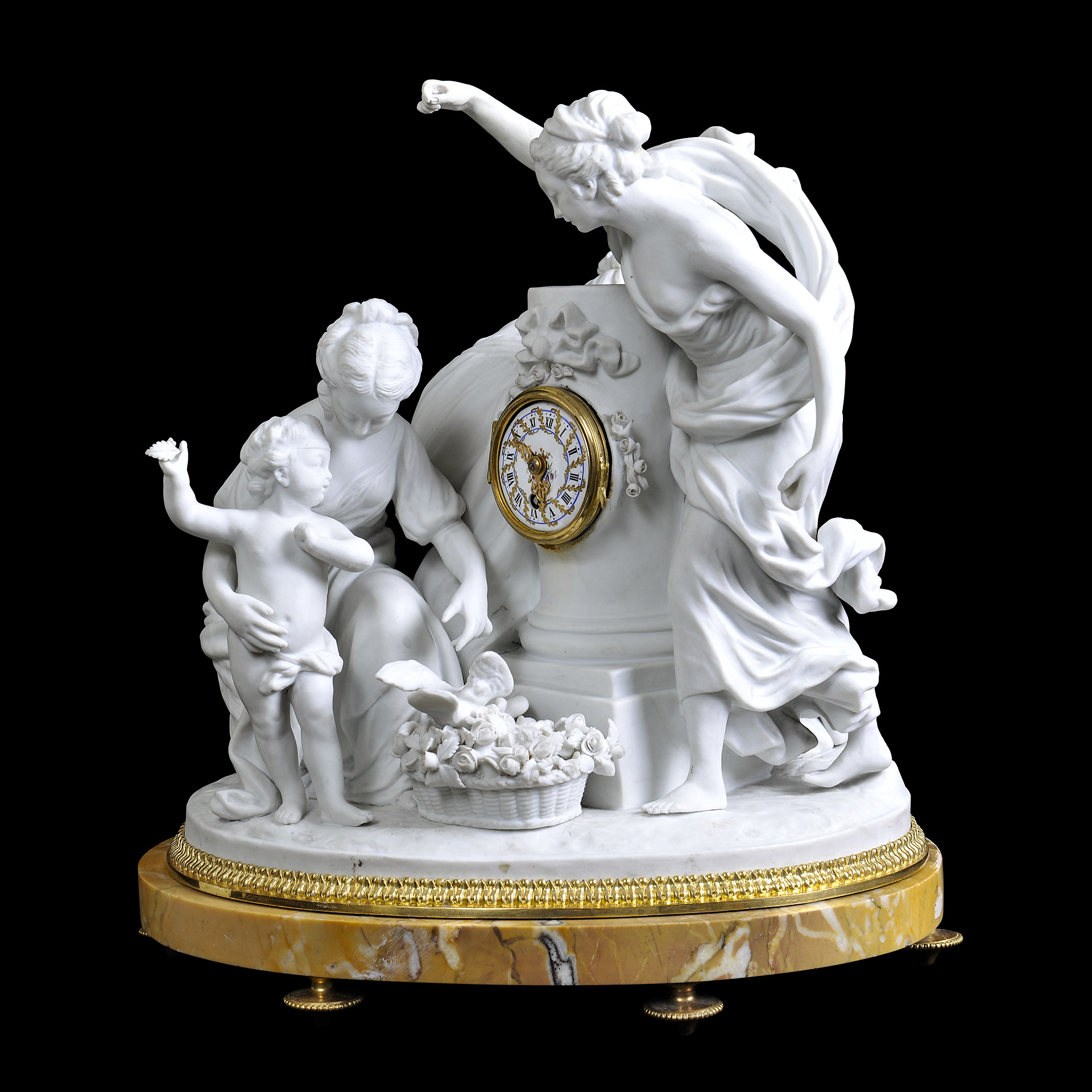 Orologio in Biscuit della Manifattura di Sevres