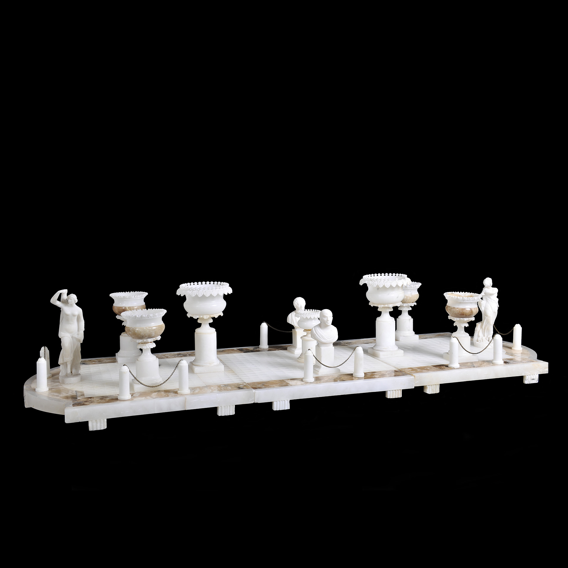 Centro tavola in alabastro