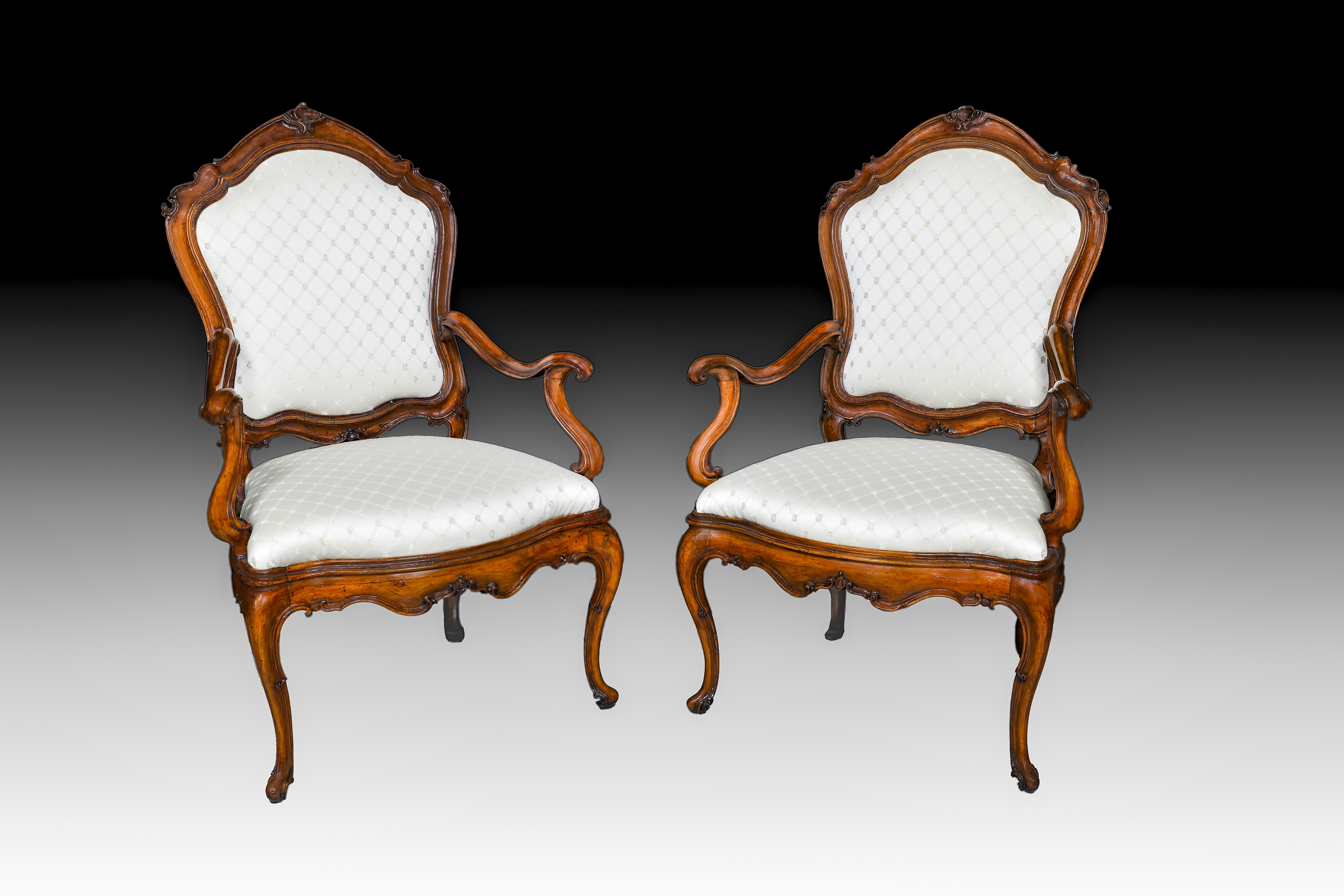 Coppia di poltrone veneziane 