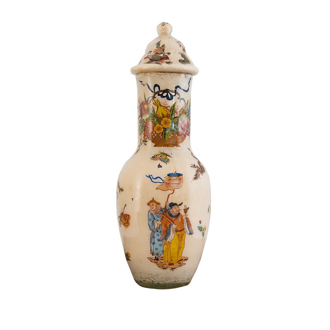 Vaso in vetro soffiato Piemontese