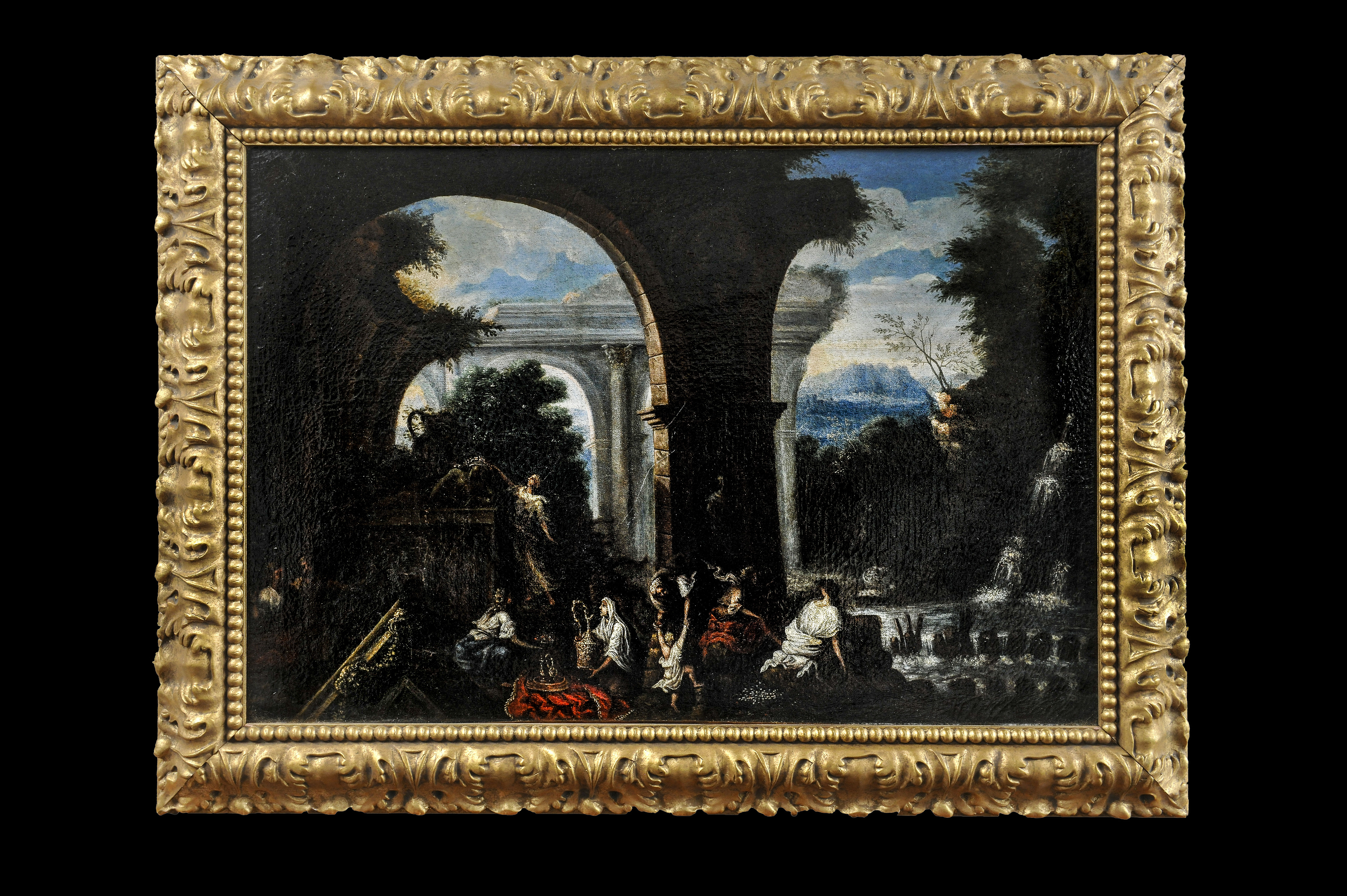 COPPIA DI DIPINTI ARCHITETTONICI